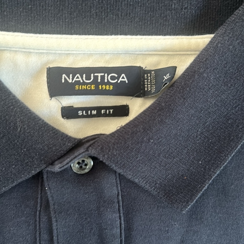 🍍NÁUTICA SLIM FIT POLO🍍sz XL🍍RK - Picture 2 of 3